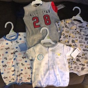 Carter’s Boys Rompers